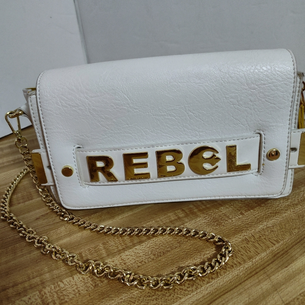 Loungefly  Rebel x StarWars Gold Chain Clutch Crossbody Bag * Flaw Last 2 Photo